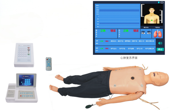 多功能急救训练模拟人（心肺复苏CPR气管插管起搏除颤）四合一ACLS800A.png